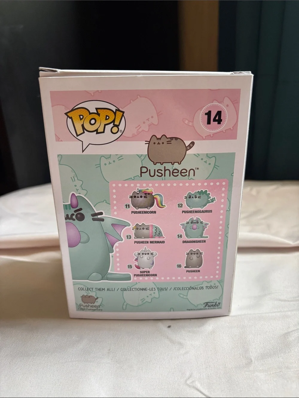 Funko Dragonsheen Pusheen Vinyl Figure - Mint Green & Lavender Accents
